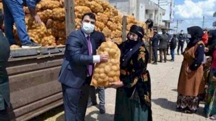 Patatesli poz kriz çıkardı