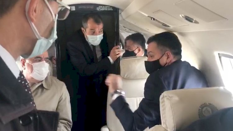Bakan Pakdemirli'nin uçağı havada arızalandı... İşte o anlar