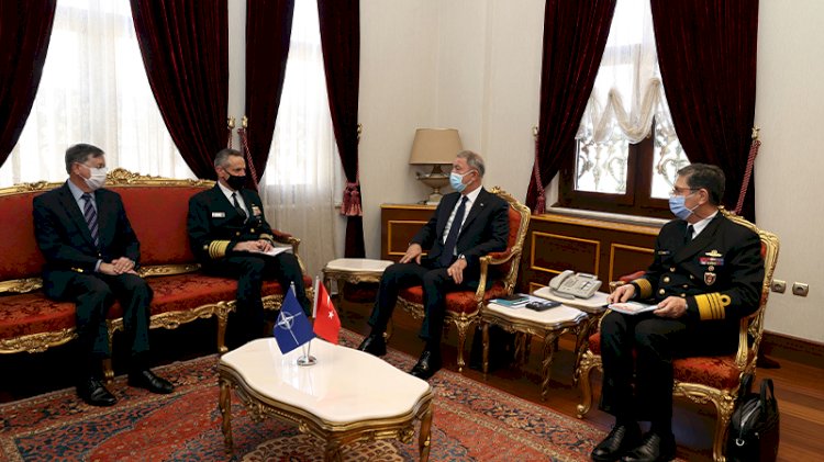Hulusi Akar ABD Büyükelçisi Satterfield'ı kabul etti