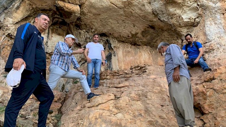 Mağarada 8 bin yıllık resimler bulundu! 'Sit alanı' başvurusu yapılacak