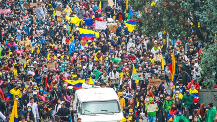 Kolombiya'daki protestolarda geri adım yok