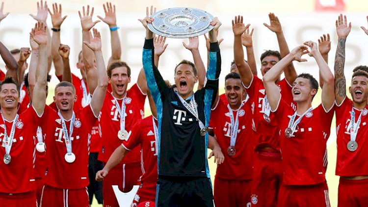 Bayern Münih dokuzuncu kez arka arkaya Almanya şampiyonu oldu