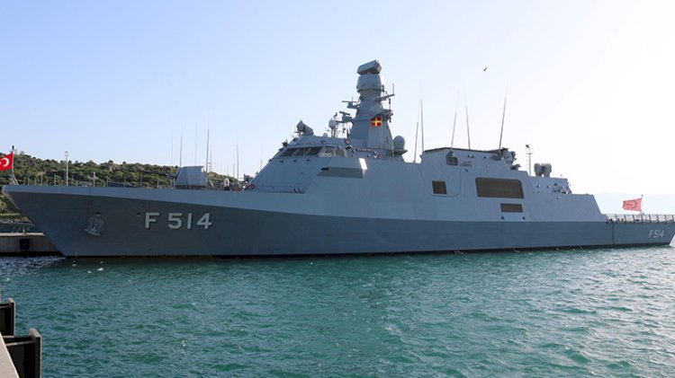 Türkiye'nin Mavi Vatan'daki gözü TCG Kınalıada Korveti milli gurur yaşatıyor