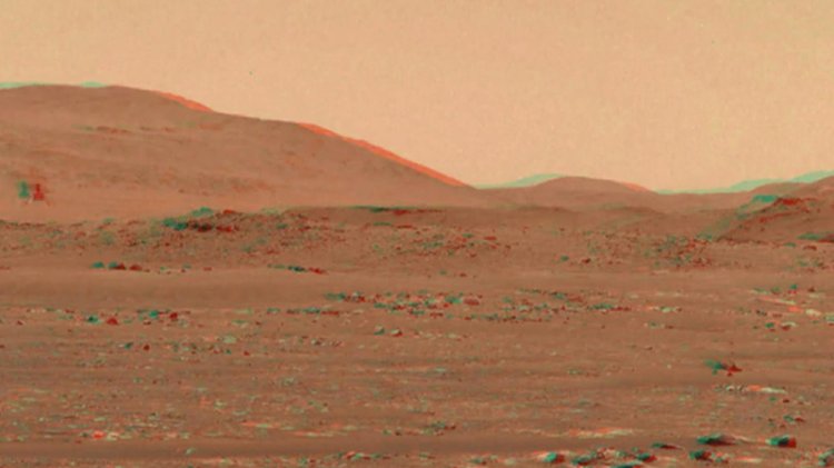 Mars helikopterinin üçüncü uçuşunun 3D videosu yayınlandı