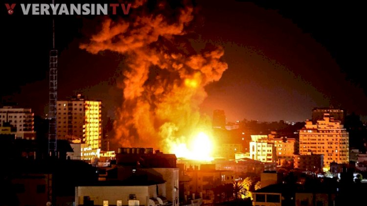 İsrail ordusu Gazze'ye havadan saldırıyor