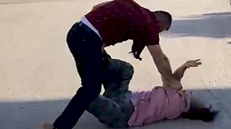 Çankırı'da mal paylaşım kavgası... Zorba adamlar kadınları sokak ortasında dövdü