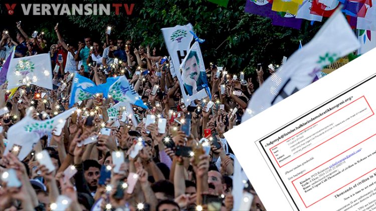 İşte PKK'dan HDP'ye 'acil' kodlu e-posta