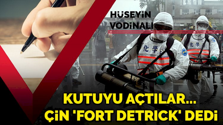 Kutuyu açtılar... Çin 'Fort Detrick' dedi
