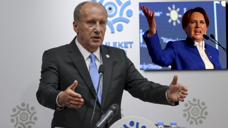 Muharrem İnce'den Akşener'e sert tepki: Erdoğan'a çalışıyorlar!