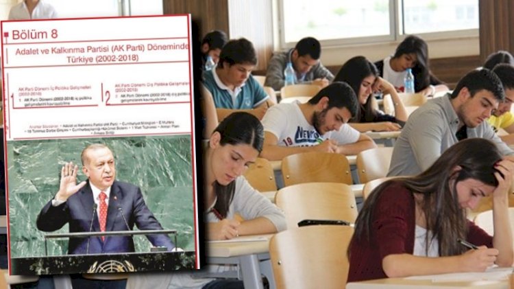 İnkılap Tarihi ve Atatürkçülük ders kitabına 47 sayfa AKP soktular!