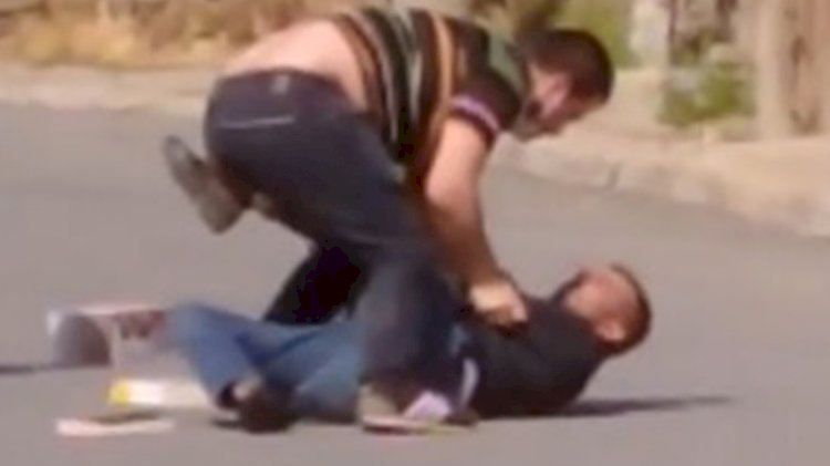 Tabancayla yaralanan doktorun saldırganı etkisiz hale getirmesi kamerada