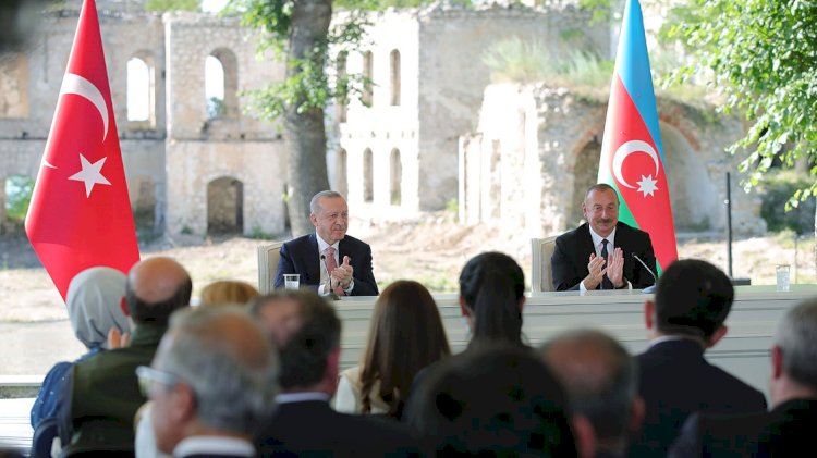 Erdoğan ve Aliyev 'Şuşa Beyannamesi'ni imzaladı