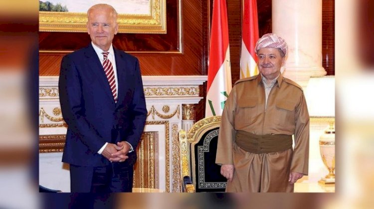 Biden'dan Barzani'ye: Ömrümüz Kürdistan'ın bağımsızlığını görmeye yetecek