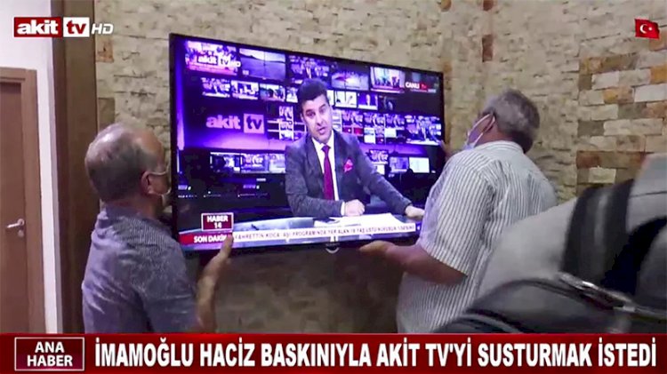 İmamoğlu’na tazminatı ödemeyen Akit TV’nin eşyalarına haciz