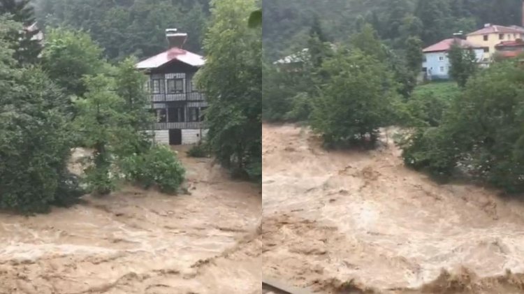 Doğu Karadeniz yine sele teslim: Mahsur kalanlar var