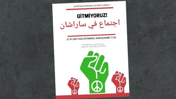 Sosyal medyayı karıştıran Suriyeliler afişi nereden çıktı?