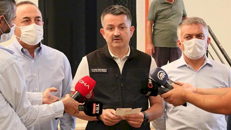 Bakanlar yangınlar hakkındaki son durumu açıkladı