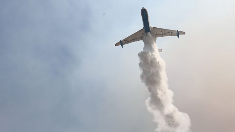 Milas 3 gündür yanıyor! Havadan müdahale yeniden başladı
