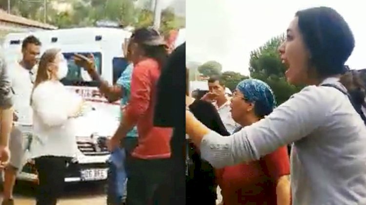 Marmaris'te TRT ekibine tepki