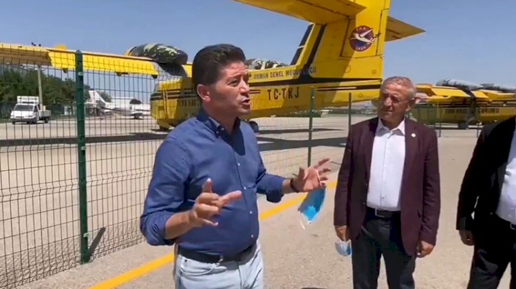'Erdoğan 'uçak filan yok' dedi ya görmeye geldik, 5 tanesi burada duruyor'