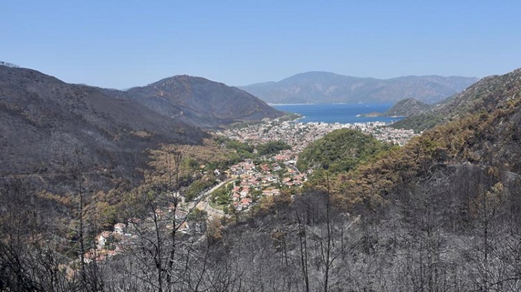 Muğla küle döndü... İşte Marmaris, Milas ve Bodrum'dan görüntüler