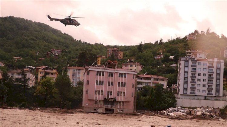 Selde mahsur kalan vatandaşlar böyle kurtarıldı
