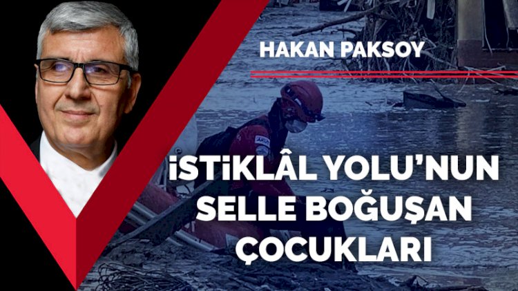 İstiklâl Yolu’nun selle boğuşan çocukları