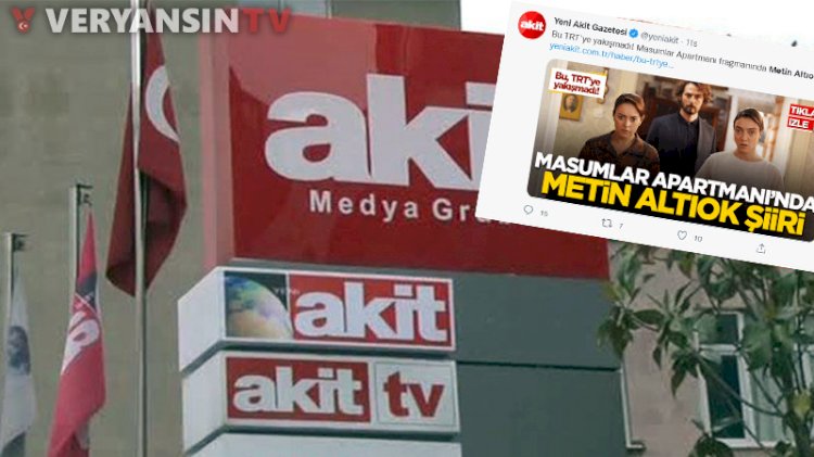 Yeni Akit'e yakışan tepki... Yakılan şairi hedef aldılar