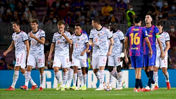 Bayern Münih, Barcelona'yı deplasmanda hezimete uğrattı