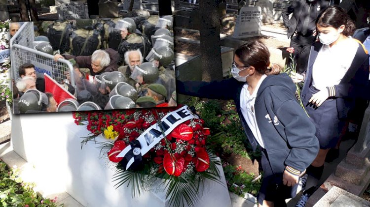 Barikatları yıkan 'Jön Türk'... Tarık Akan mezarı başında anıldı