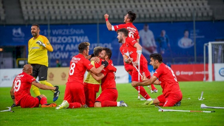 Ampute Futbol Milli Takımı, Avrupa Şampiyonası'nda finalde