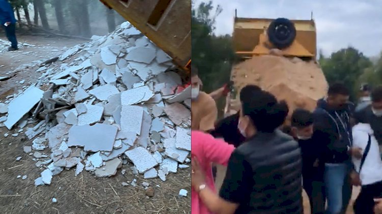 Validebağ'da neler oluyor? AKP'li belediye iş makineleriyle girdi