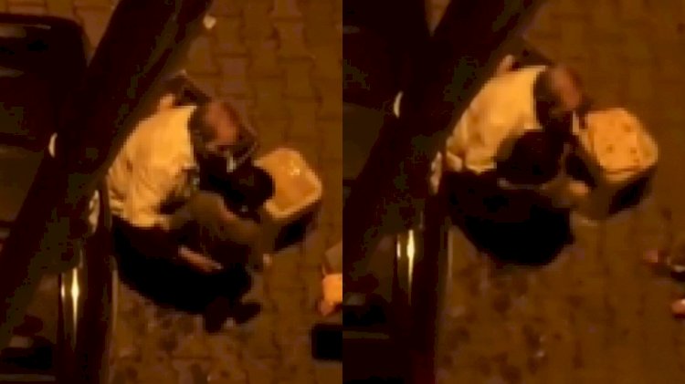 Sokak ortasında iki erkek çocuğuna taciz