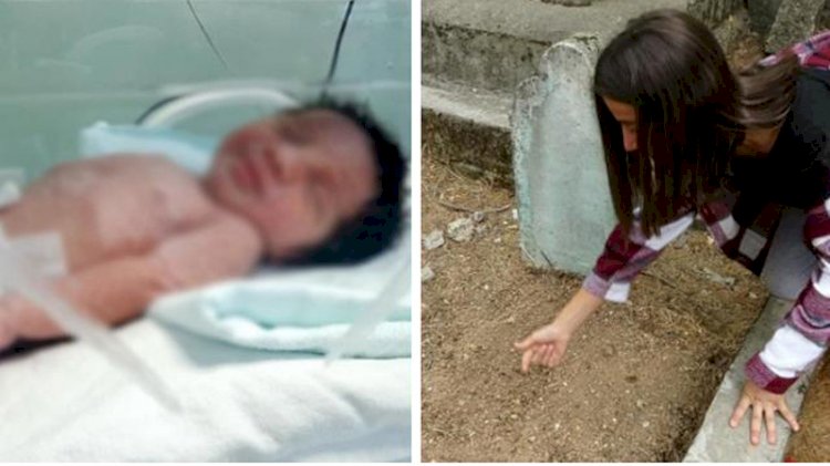 Mezarlıkta toprağa yarı gömülü bulunan bebeğin annesi ve anneannesi tutuklandı