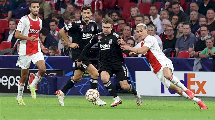 Şampiyonlar Ligi'nde Beşiktaş, Ajax deplasmanında 2-0 mağlup oldu