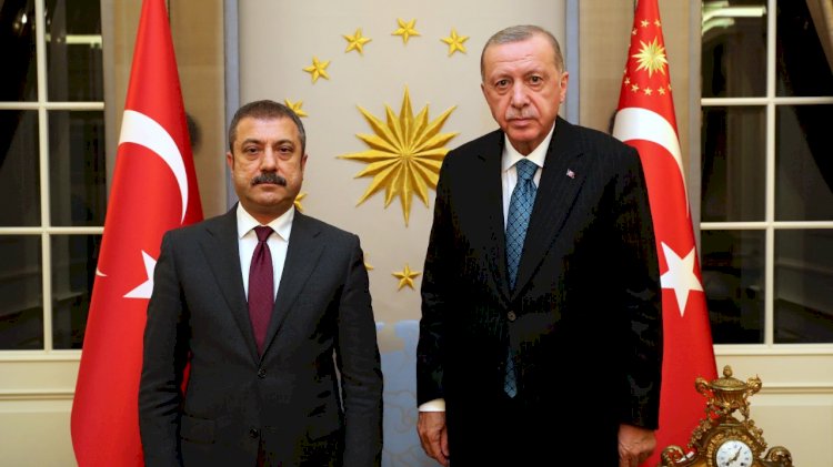 Erdoğan, TCMB Başkanı Kavcıoğlu ile görüştü