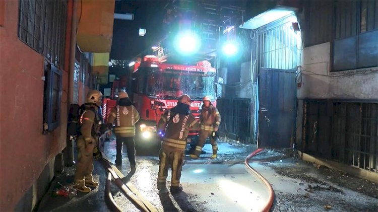 İstanbul'da korkutan yangın