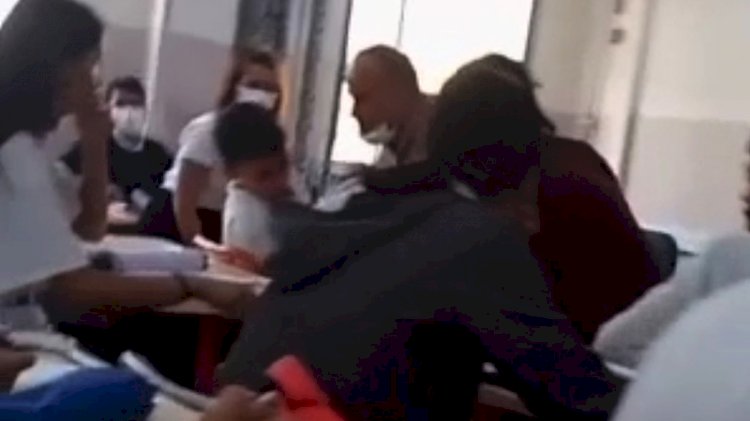 Sınıfta dayak böyle görüntülenmişti... O öğretmen için karar çıktı