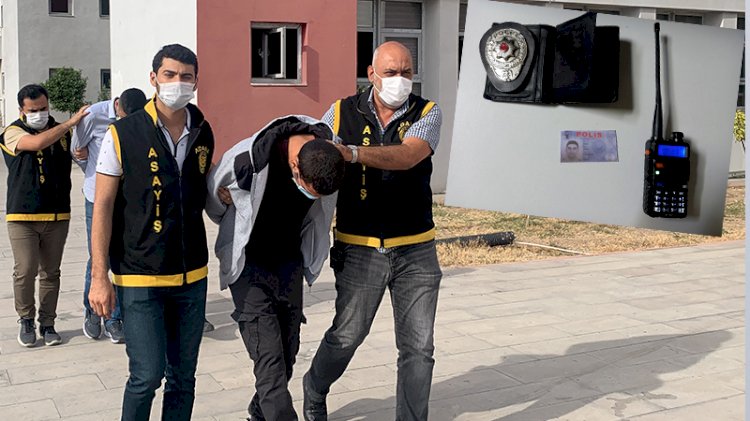 Sahte polis kimliği ve telsizle 'narkotik uygulaması'na çıktılar