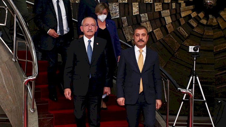 Dikkat çeken görüşme sonrası Kılıçdaroğlu'ndan Merkez Bankası önünde açıklamalar