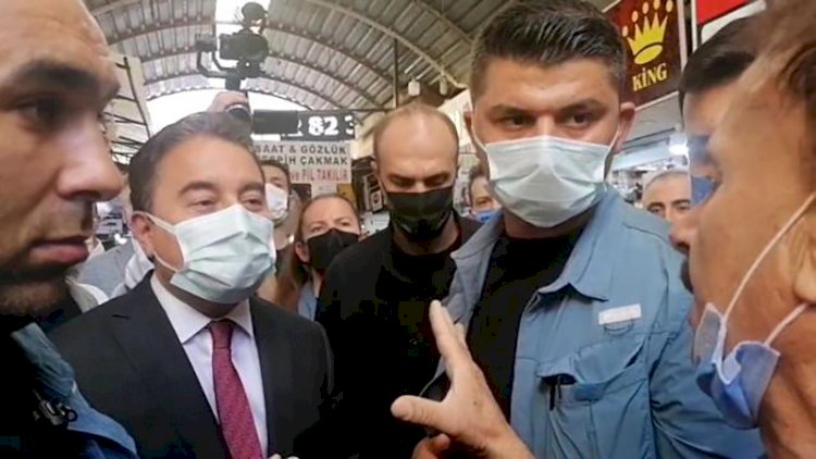 Esnaf gezisinde Ali Babacan'a AKP'li vatandaştan tepki!
