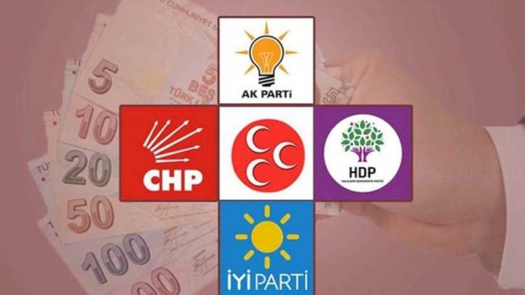 5 siyasi parti 2022'de Hazine'den 645 milyon TL yardım alacak