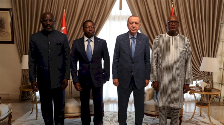 Türkiye, Togo, Burkina Faso ve Liberya liderleri ortak bildiri yayınladı
