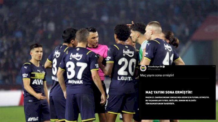 Fenerbahçe yöneticisinden tepki dolu sözler... O dakikada yayın kesildi