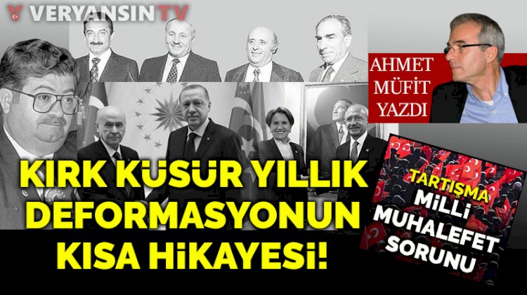 Kırk küsur yıllık deformasyonun kısa hikayesi!