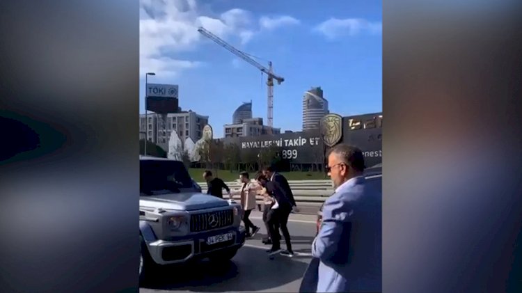 İstanbul'da düğün konvoyu yolu kapatıp horon oynadı