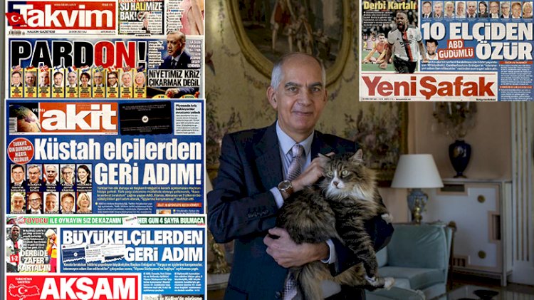 Kavala açıklamasının imzası kurumadan Fransız elçiye övgü üstüne övgü!