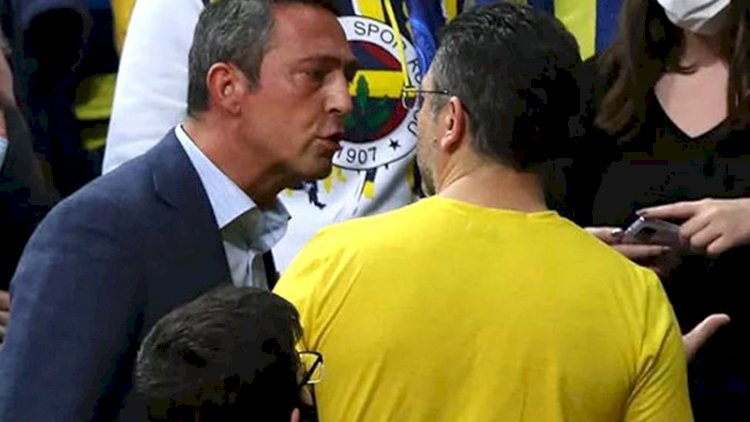 Ali Koç, Euroleague maçının ardından taraftarlarla tartıştı
