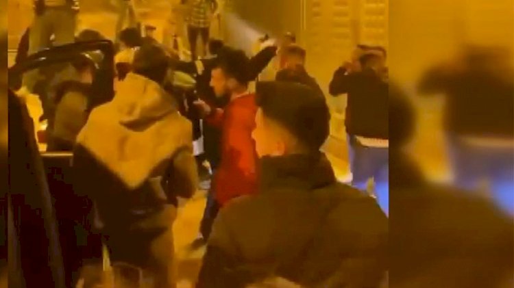 Tünel kapatarak araç üzerinde dans edenlere para cezası