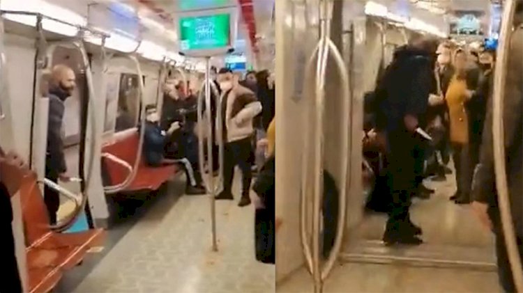 Metroda dehşet saçan saldırgan annesini bile rehin almış!